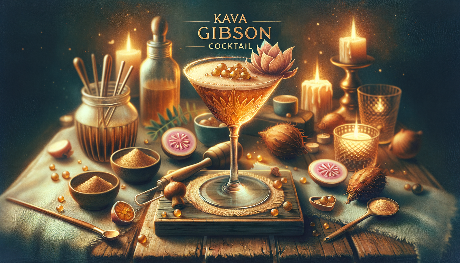 Discover the Kava Gibson Cocktail: A Refreshing Twist on a Classic Martini