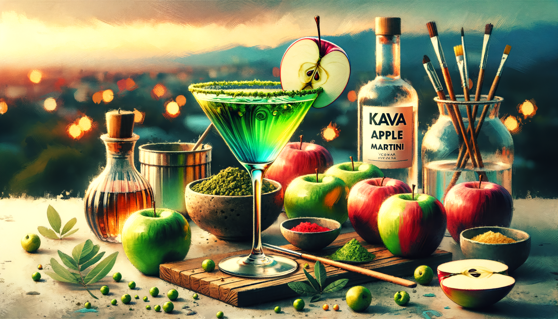 Mixing Relaxation: The Ultimate Kava Apple Martini (Appletini) Recipe