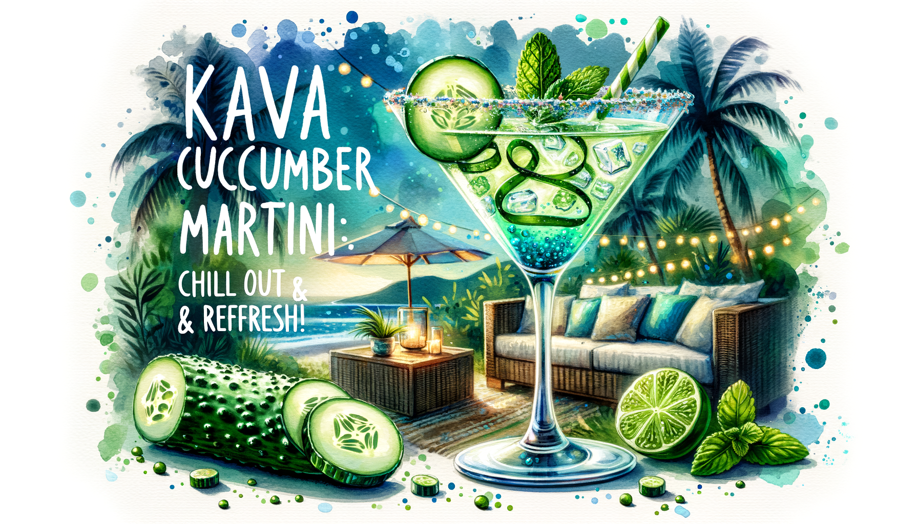 Refresh Your Senses with the Ultimate Kava Cucumber Martini Recipe