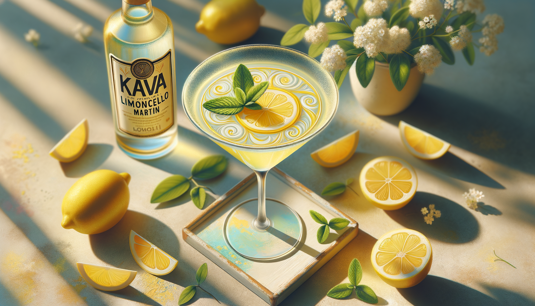 Chill Out in Style: Crafting the Perfect Kava Limoncello Martini