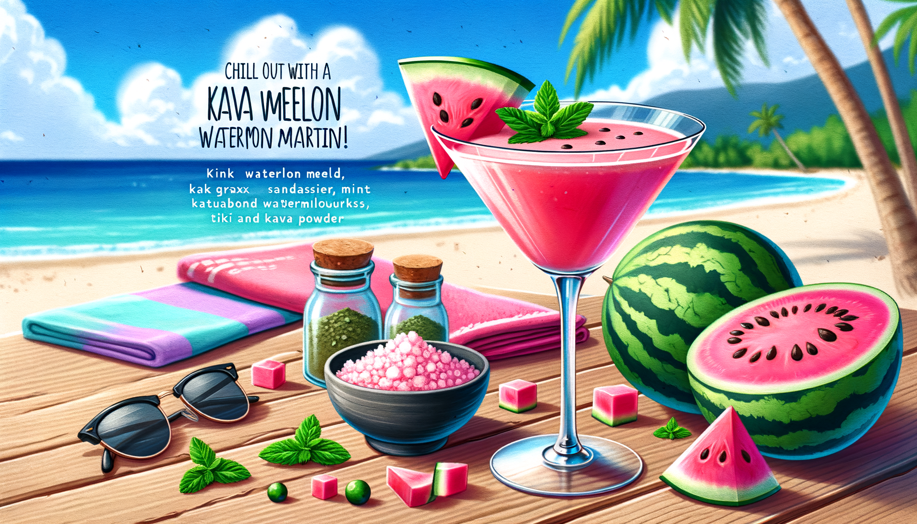 Chill Out with the Refreshing Kava Watermelon Martini: A Perfect Summer Cocktail Recipe