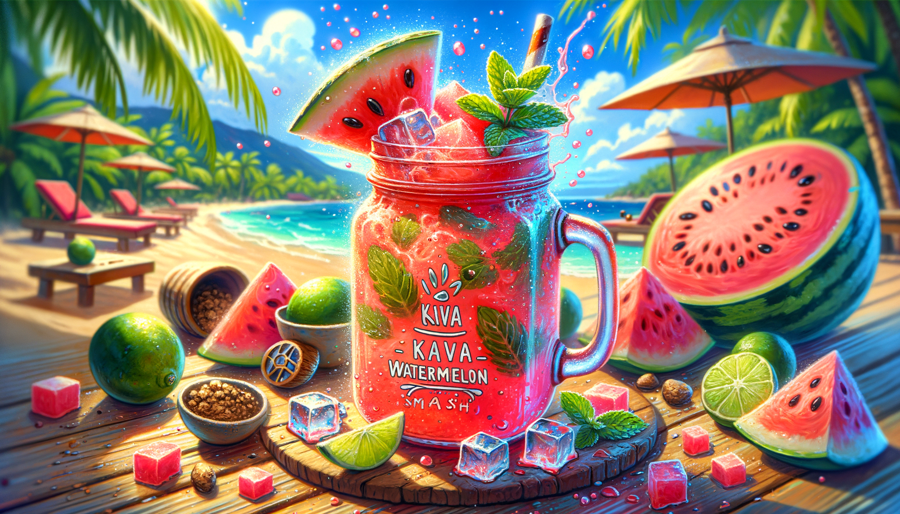 Chill Out This Summer with Kava Watermelon Smash: A Refreshing Twist on a Classic Drink!