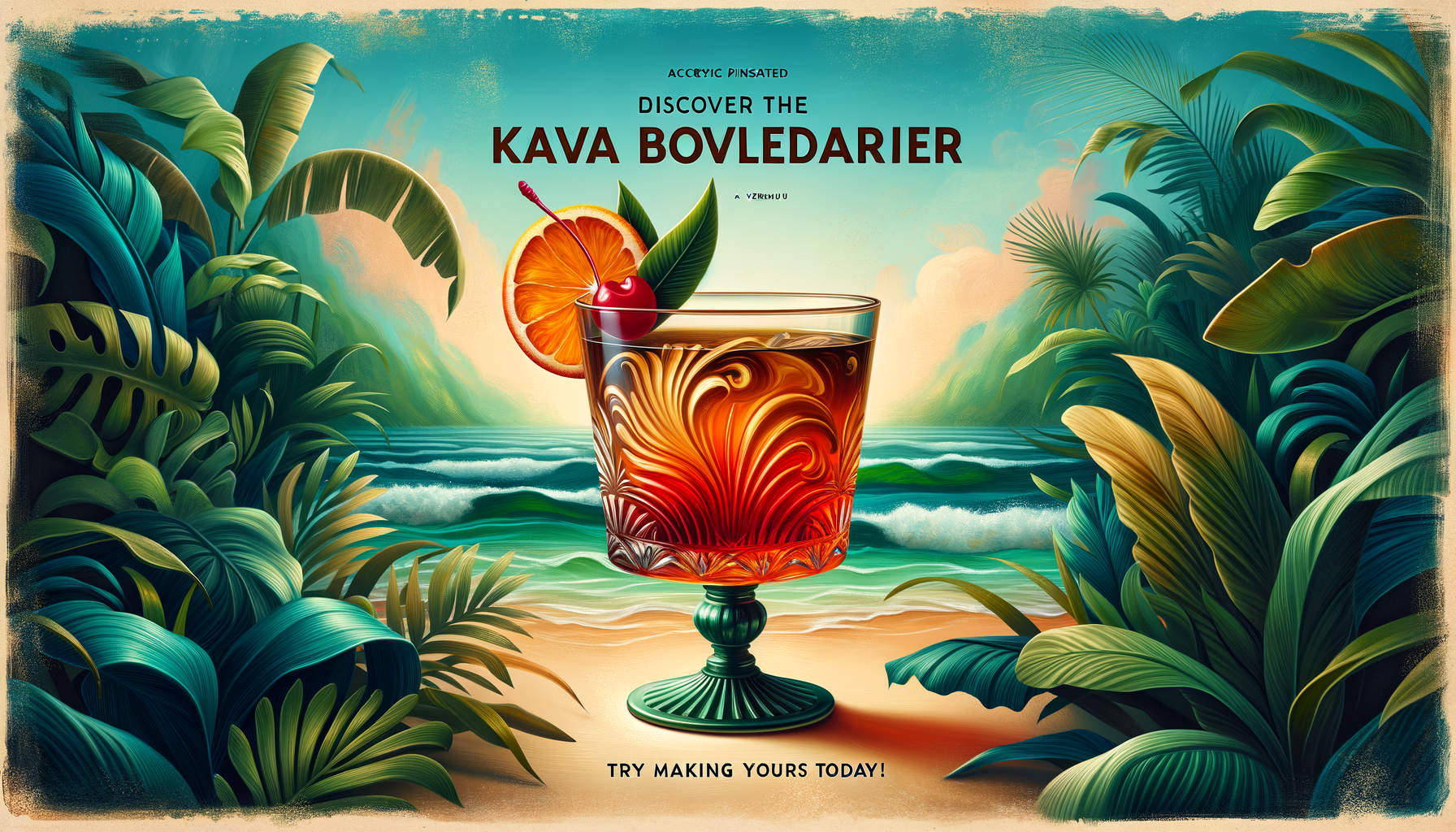 Experience Relaxation: Discover the Kava Boulevardier – A Unique Twist on a Classic Cocktail