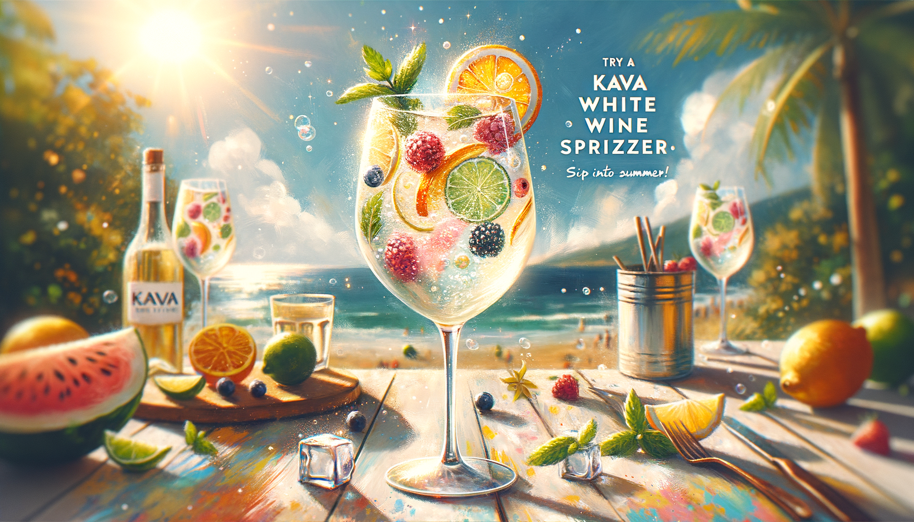 Discover the Refreshing Kava White Wine Spritzer: A Perfect Summer Delight!