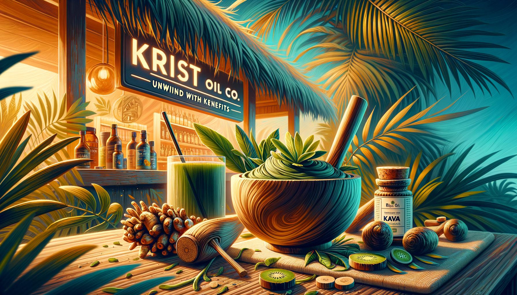 Discover the Relaxing Benefits of Kava at Krist Oil Co.: Your New Go-To for Wellness